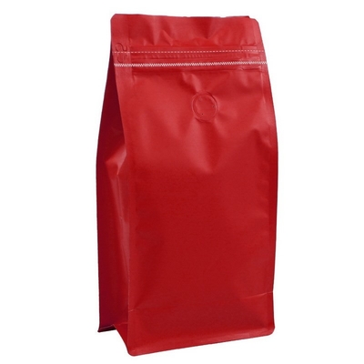Van de de Bodemzak van de aluminiumfoliekoffie 1000g Vlakke Verpakkende de Thee Verpakkende Zak met Klep