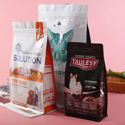 Glanzend Matt Pet Food Packaging Bag