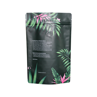 De Verpakkende Aluminiumfolie Doypack Mylar van Matte Black Zip Pouch Food