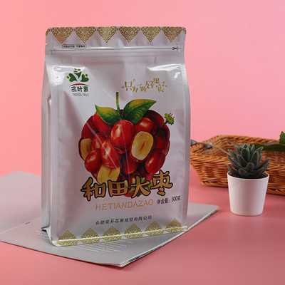 Het Voedsel van de het Pitzak van de koffieboon 500g van het de Ritssluitingspit van de Verpakkingsklep de Plastic Zakken van de de Verbindingszak