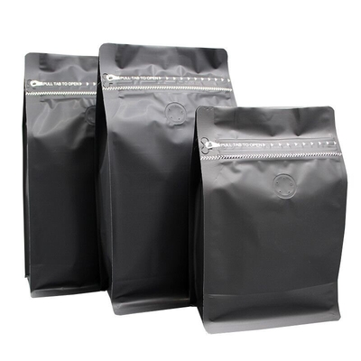 Resealable Vlakke de Bodemzak die van 250g 8oz Plastic 120g-Koffie Bean Pouch With Valve verpakken