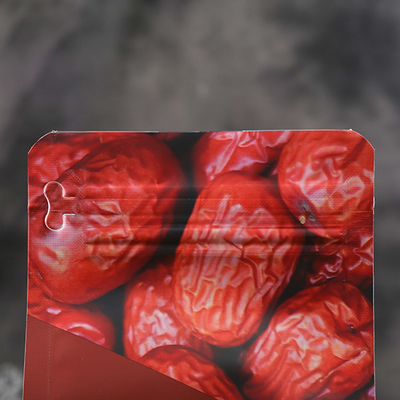 Van de de Hoekplaatzak van de vierlingverbinding drukte de Zij Gelamineerde Douane Aluminiumfolie Resealable Zakken