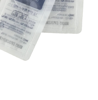 het Vloeibare Sachet die van 2ml 3ml 5ml het Beschikbare 75%-Verpakkende Sachet van het Alcoholgel verpakken