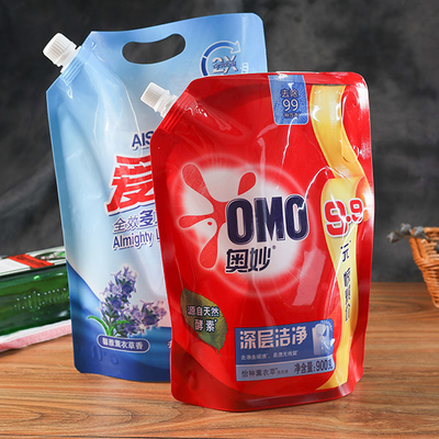 De plastic 60mic-van het de Ritssluitings Detergent Poeder van de Spuitenzak Verpakkende Verpakkende Zak