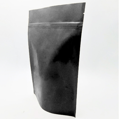 Aluminiumfoliehitte - de Zak die van de verbindings16oz Ritssluiting 450g Matte Black Stand Up Pouch verpakken