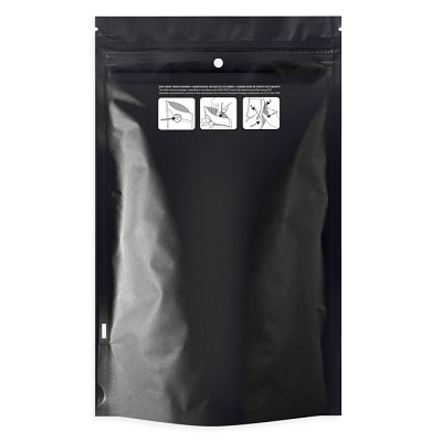 Zakken Veilig voor kinderen van de Zakken de Zwart-witte Mylar van ritssluitingsmatte laminating pouches 180mic
