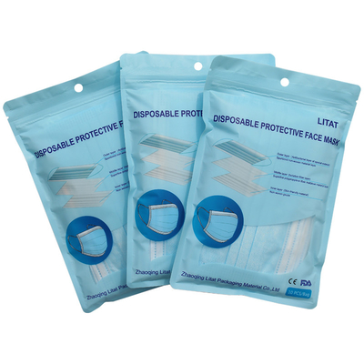 Van de Ritssluitingszakken van BRC Resealable Resealable Polyzakken voor Masker Verpakking